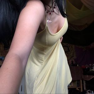 Yellow summer dress